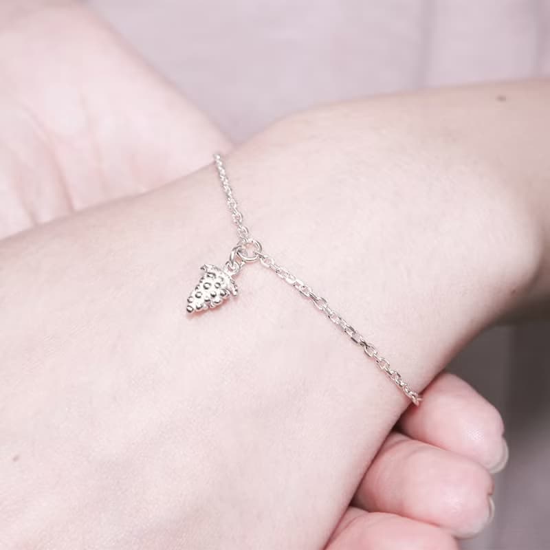 豐盛美好 葡萄 925純銀手鍊 女生手鍊