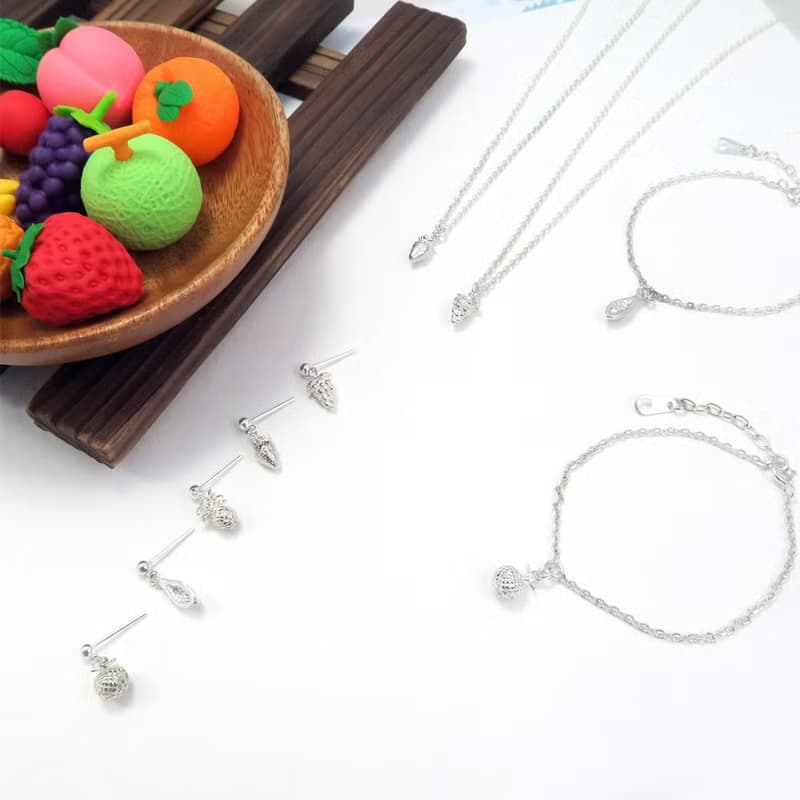 Fruit福祿果 葡萄 水果 純銀手鍊