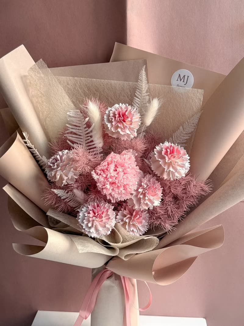 母親節限定永生康乃馨大花束