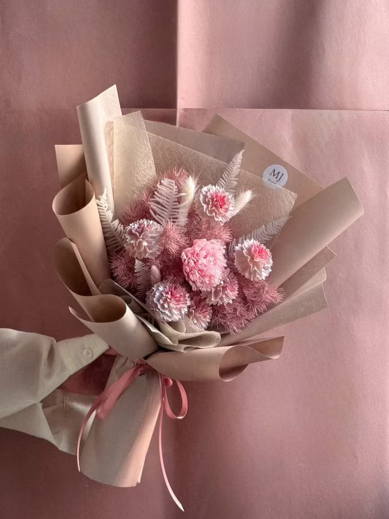 母親節限定永生康乃馨大花束