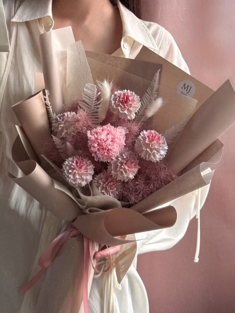 母親節限定永生康乃馨大花束