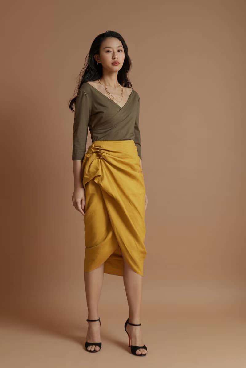 美背扭結上衣(綠)