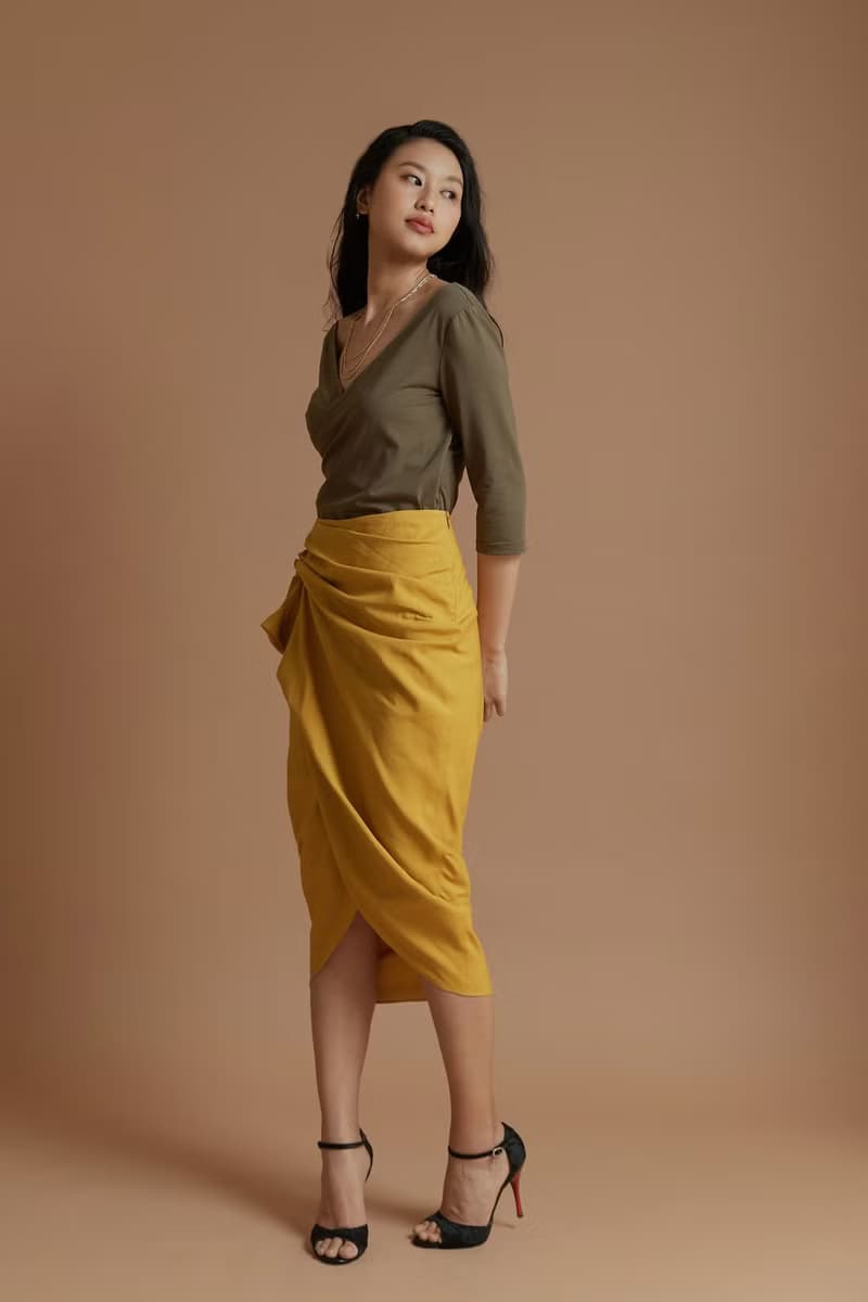 美背扭結上衣(綠)