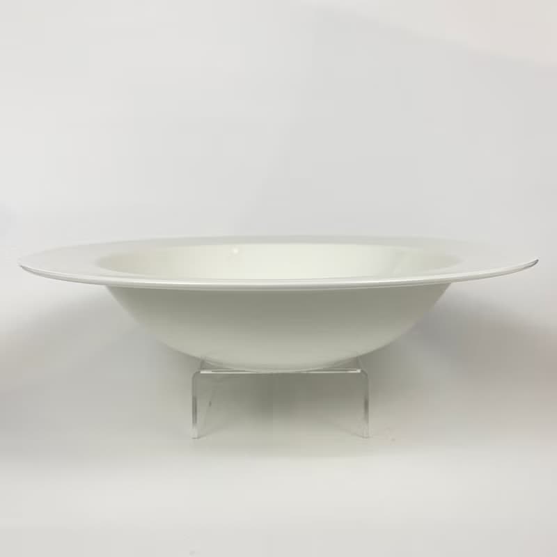 【NARUMI】Wide White廣緣純白骨瓷30cm沙拉缽