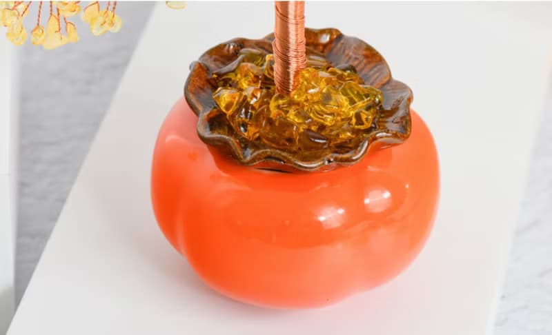 柿柿如意招財黃水晶樹
