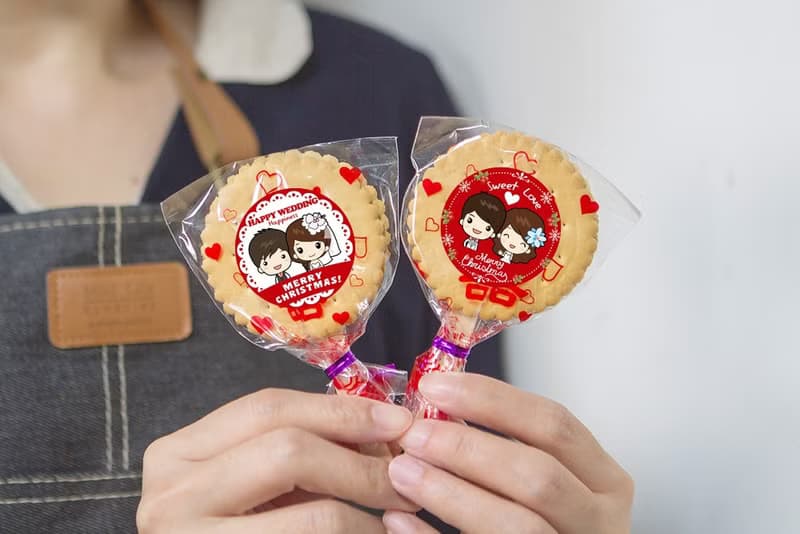 婚禮小物 聖誕Q版婚禮版 滿滿愛 扎絲簡版 古早味麥芽餅