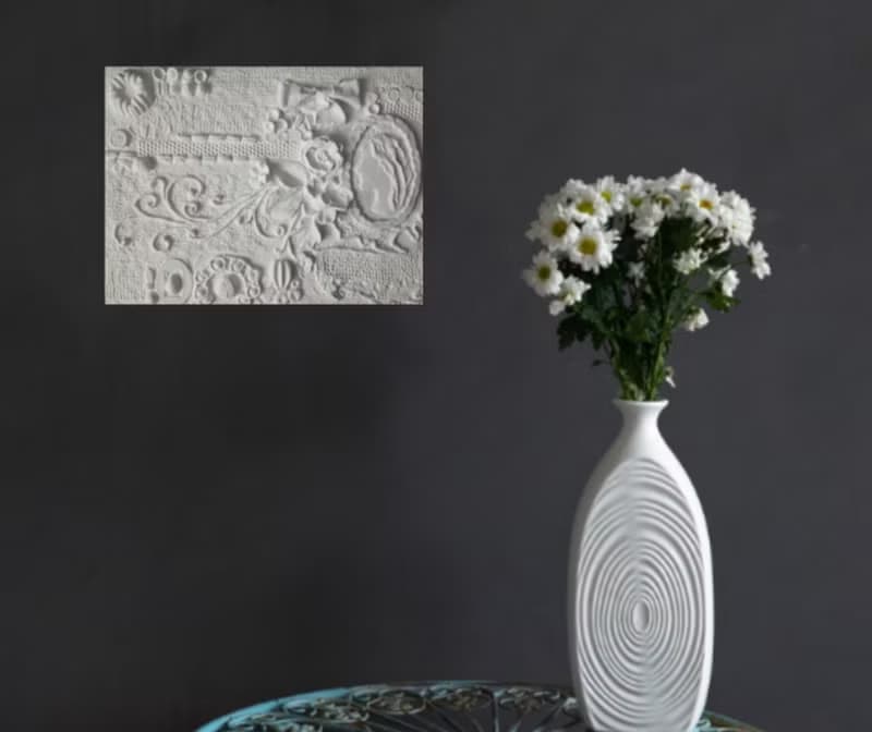 破舊別緻的牆壁裝飾復古風格的裝飾面板牆壁雕塑藝術可直接懸掛