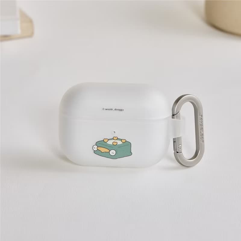 嗚比的朋友綠豆糕強悍防摔AirPods保護套