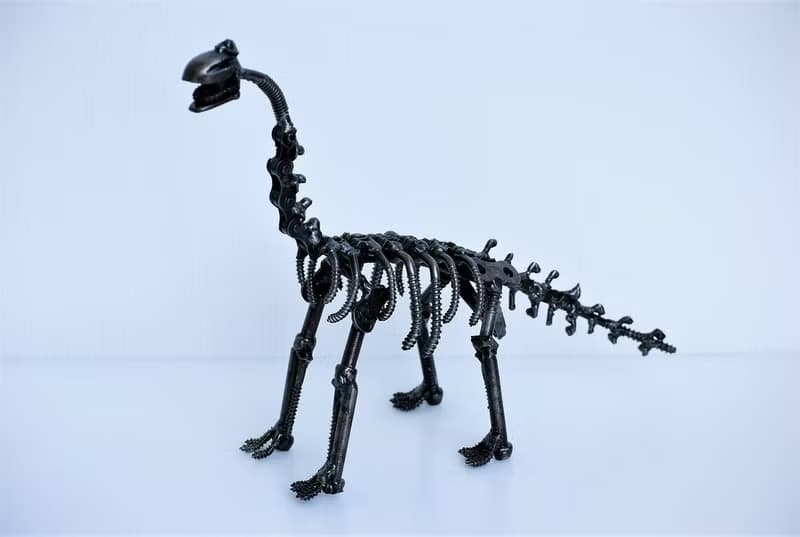 Dinosaur Metal Sculpture, Gift For Anniversary, Wow gift for Son