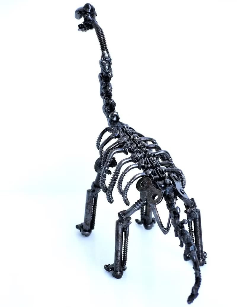 Dinosaur Metal Sculpture, Gift For Anniversary, Wow gift for Son