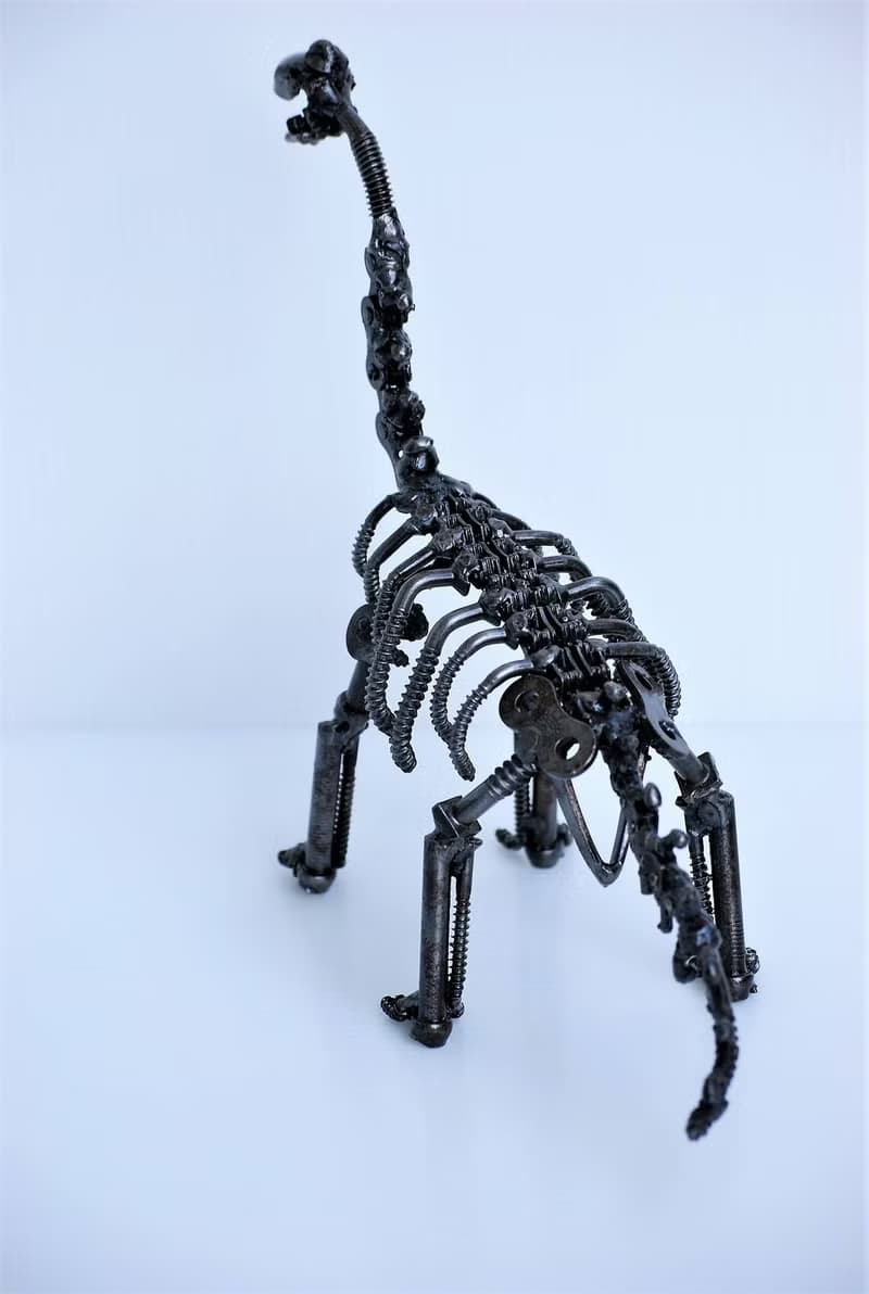 Dinosaur Metal Sculpture, Gift For Anniversary, Wow gift for Son