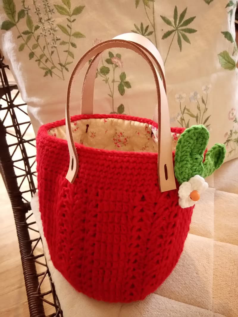 maruna  APPLE手織提袋
