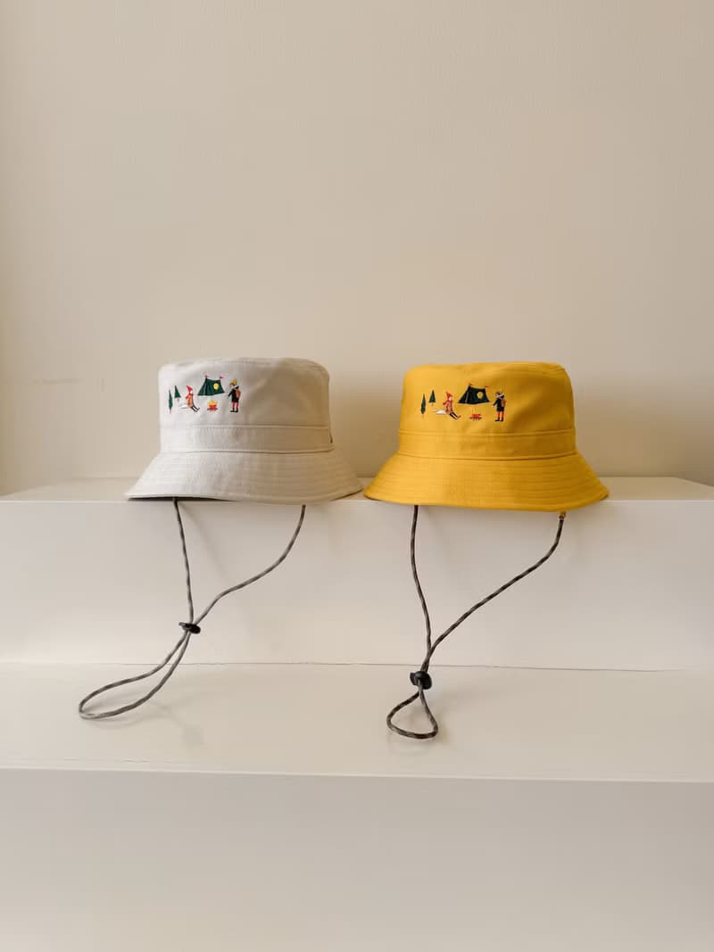 Eco-Friendly 貓咪刺繡環保漁夫帽 Camping