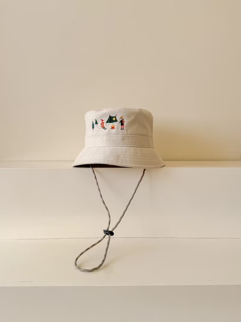 Eco-Friendly 貓咪刺繡環保漁夫帽 Camping