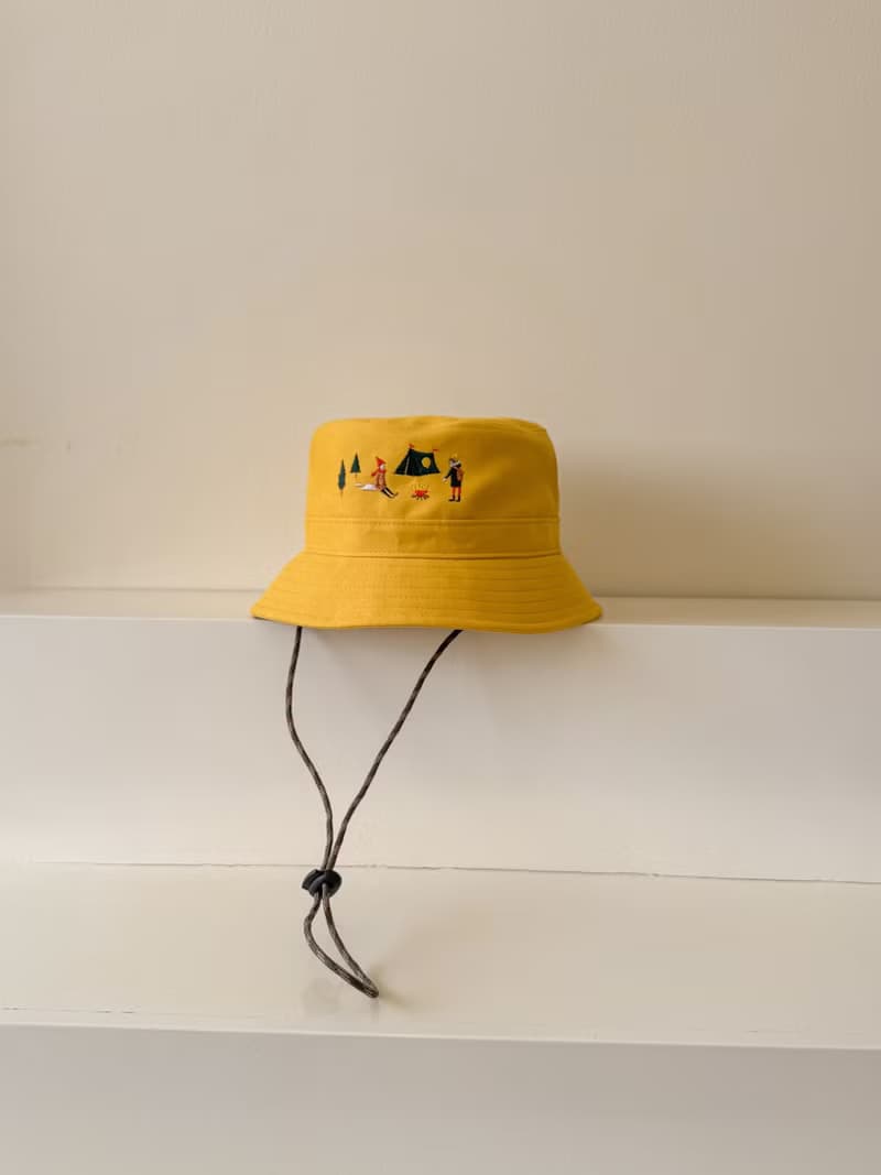 Eco-Friendly 貓咪刺繡環保漁夫帽 Camping