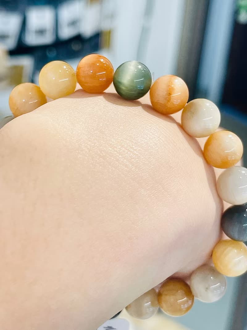 精品高光彩兔毛水晶10mm28.55g滿毛順髮強光正向積極遠離負面