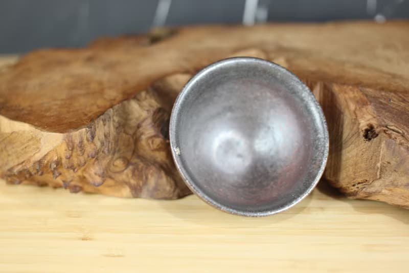 【母親節禮物】60ml 柴燒 天然落灰 茶杯 鶯歌陶藝名家葉敏祥作