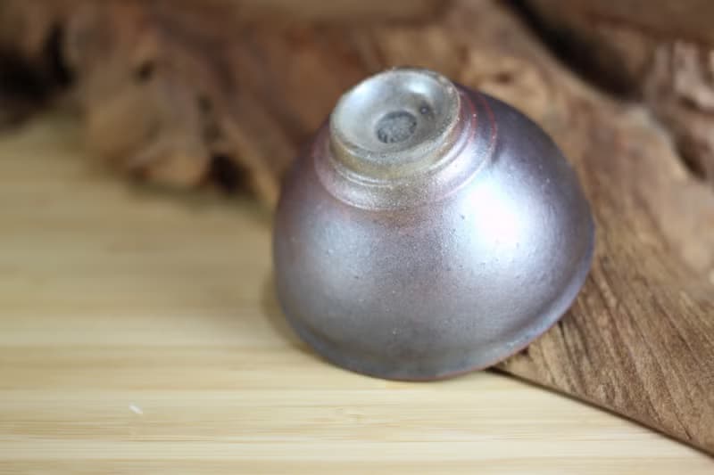 【母親節禮物】60ml 柴燒 天然落灰 茶杯 鶯歌陶藝名家葉敏祥作