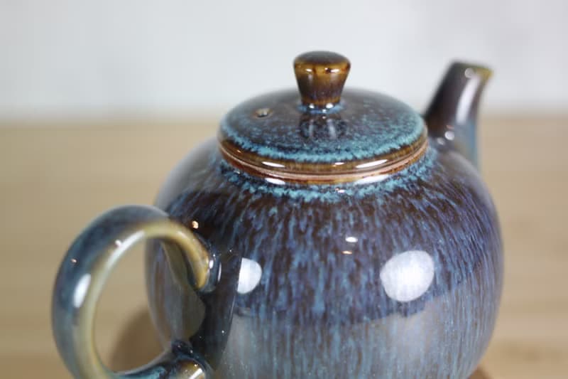【送禮好物】240ml 紫戀 天目釉 圓滿茶壺 鶯歌名家葉敏祥作