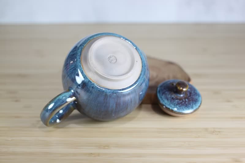 【送禮好物】240ml 紫戀 天目釉 圓滿茶壺 鶯歌名家葉敏祥作