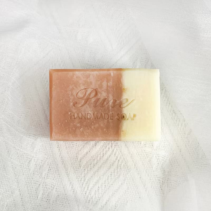 複方精油手工皂 粉玫優格110g