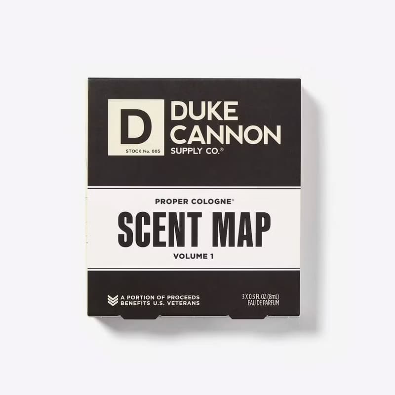 Duke Cannon 正宗古龍水香水地圖 (三瓶裝)