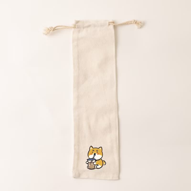 YCCT吸管袋/餐具袋/收納袋 貓咪 柴犬 大象 老虎 兔 龍 蛇 熊 鹿