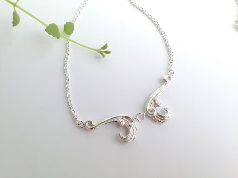 生日 週年 愛情 禮物 手工訂作 純銀巴洛克浪漫項鍊 IONA SILVER