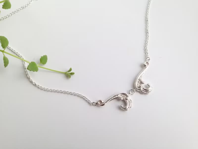 生日 週年 愛情 禮物 手工訂作 純銀巴洛克浪漫項鍊 IONA SILVER