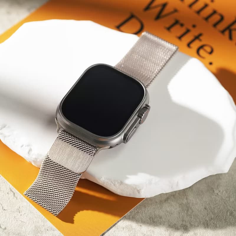 Apple Watch 不鏽鋼超薄米蘭 磁吸蘋果錶帶
