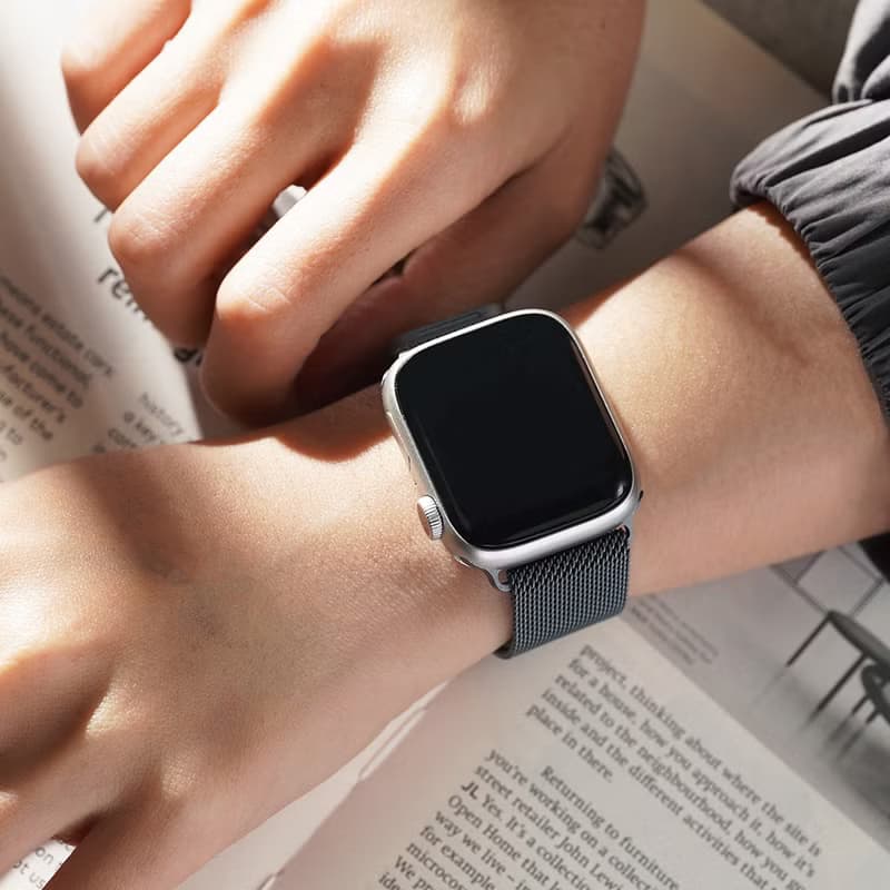 Apple Watch 不鏽鋼超薄米蘭 磁吸蘋果錶帶