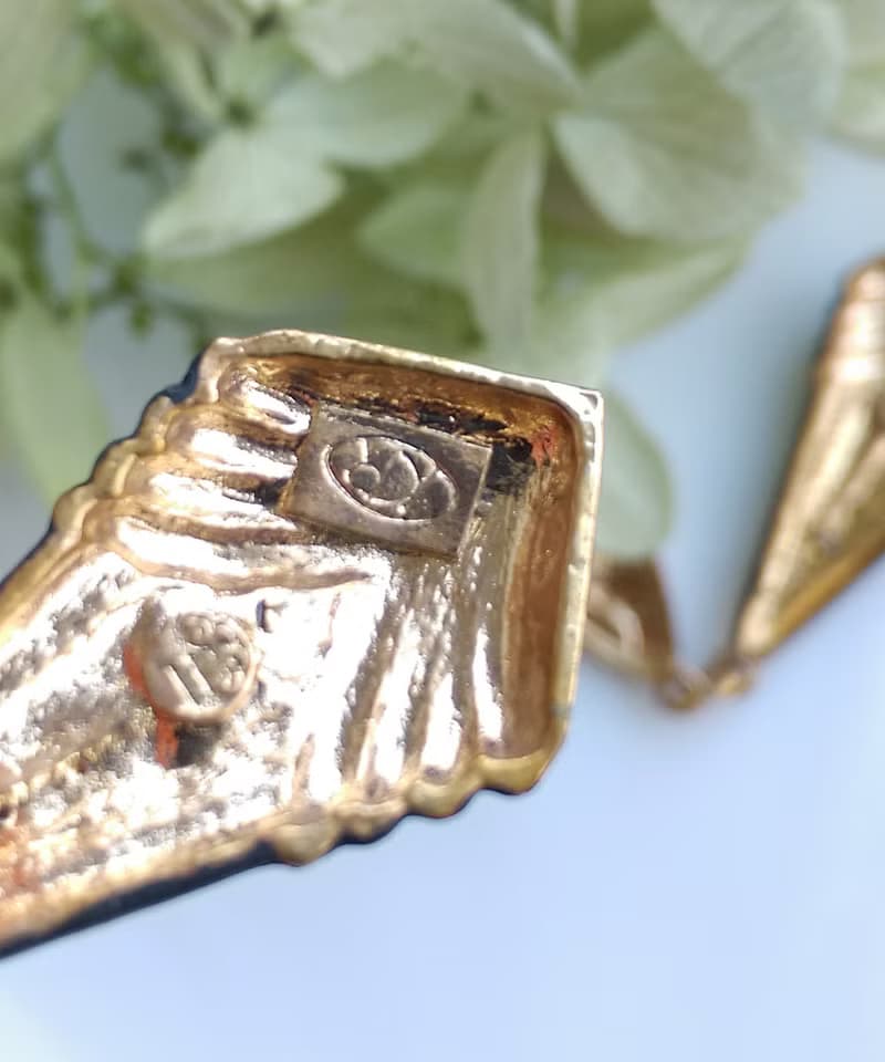 Vintage Jewelry 西洋古董飾品 啞光 摩登 老派復古  針式耳環