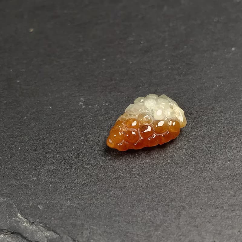【限時優惠】 飄紅翡翠葡萄吊墜 | 天然緬甸A貨翡翠 | 送禮