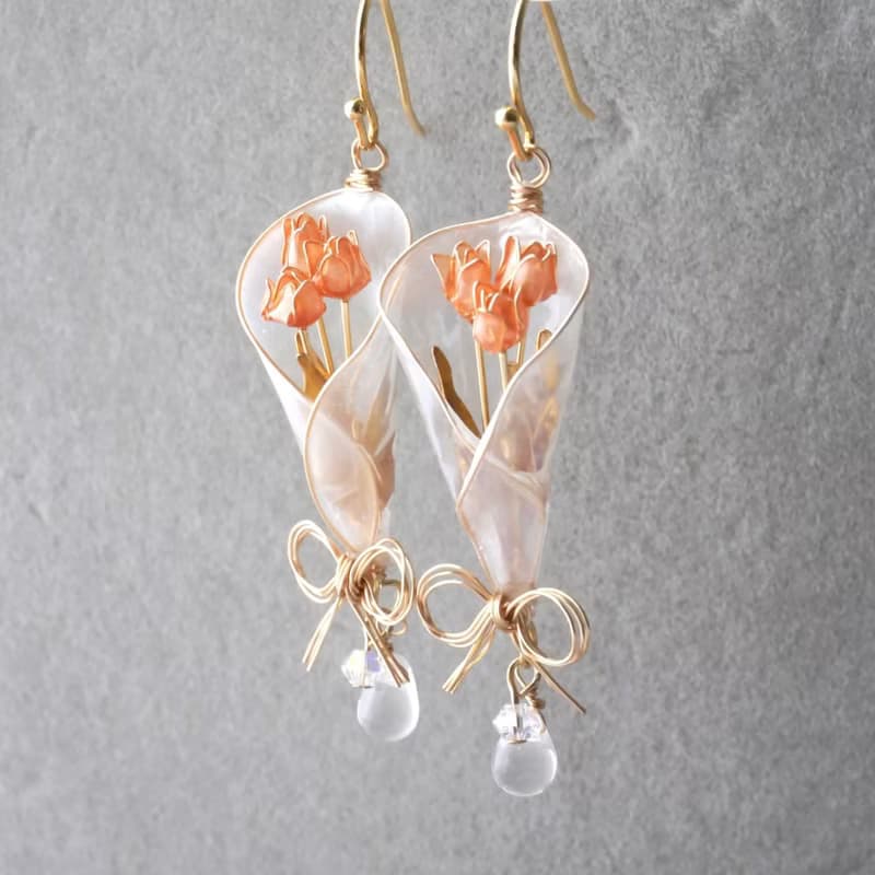 チューリップbouquet イヤリング/ピアス