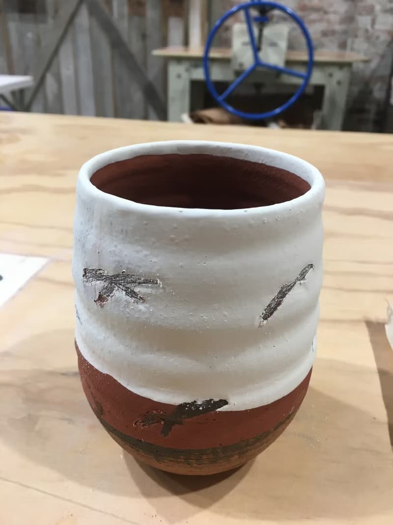 300 ML Tea Cup Chocolate Brown Clay / Wheel thrown Ceramic Tea Cup