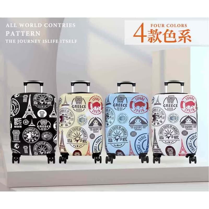 行走世界 台灣現貨 20吋24吋28吋拉鍊行李箱 行李箱 登機箱
