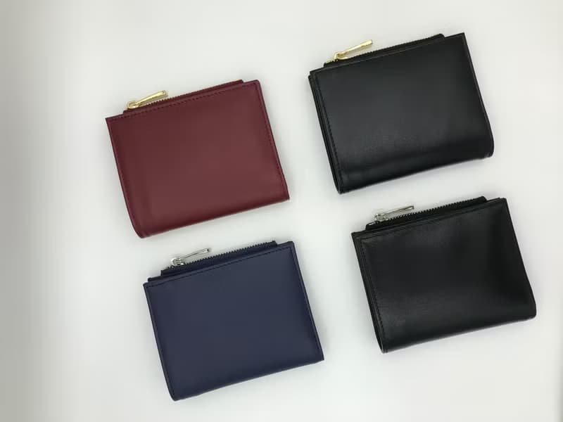 短夾包 真皮皮夾 Leather wallet with strap Blue