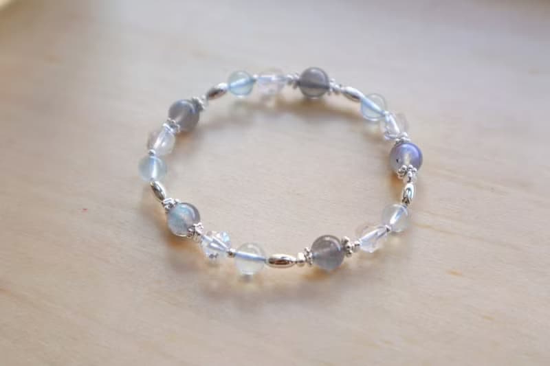 藍光系列|拉長石|雙鏈手鏈|柔和性情|提升魅力|增強自信|改善焦慮