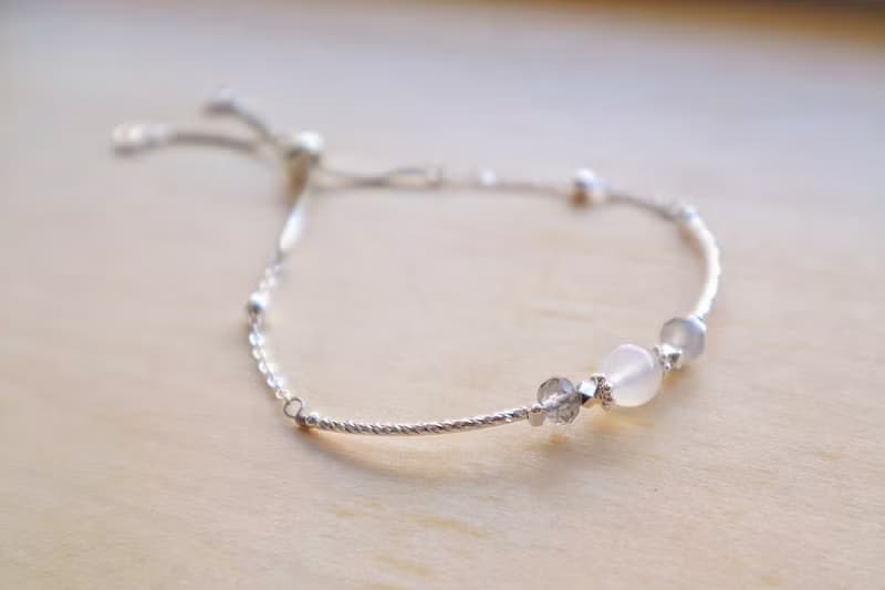 藍光系列|拉長石|雙鏈手鏈|柔和性情|提升魅力|增強自信|改善焦慮