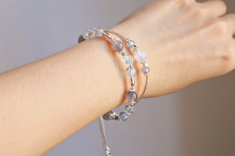 藍光系列|拉長石|雙鏈手鏈|柔和性情|提升魅力|增強自信|改善焦慮