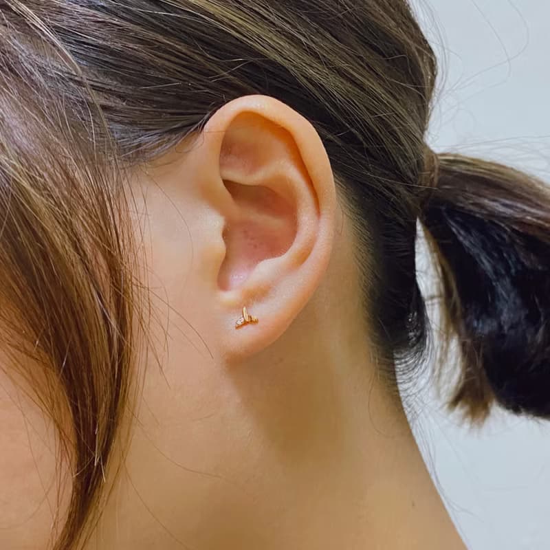 14K | 鯨魚尾巴的故事_耳環