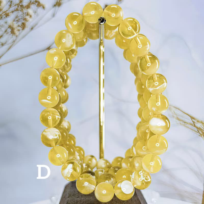 【白花蜜蠟】天然波羅的海蜜蠟手串手鍊