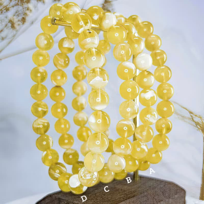 【白花蜜蠟】天然波羅的海蜜蠟手串手鍊