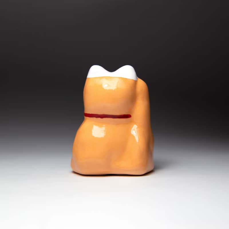 街頭開運招財貓-MRS.蛋頭喵(冰裂紋款)