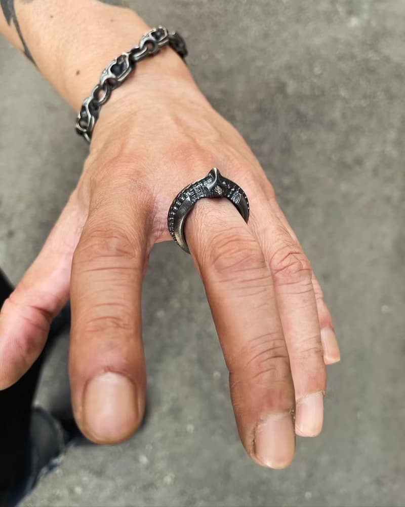 奇想系列【皇脊】925純銀戒指/ 怪獸之王/獸角/對戒 尾戒