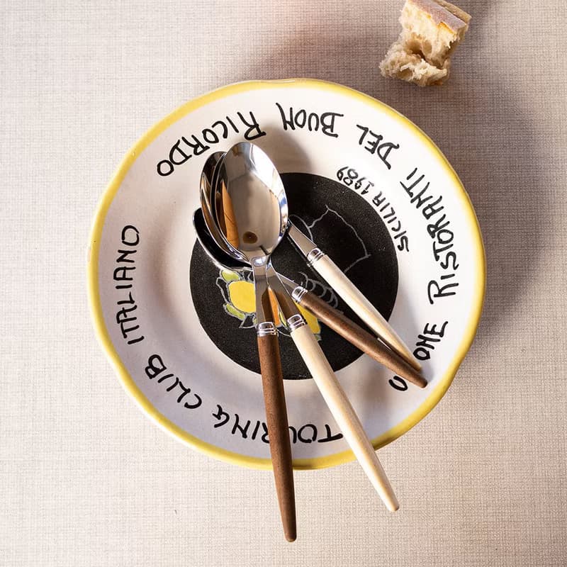 Sabre Paris- Jonc 法風畫家系列 | 主餐湯匙 | 亮面 | 深色木