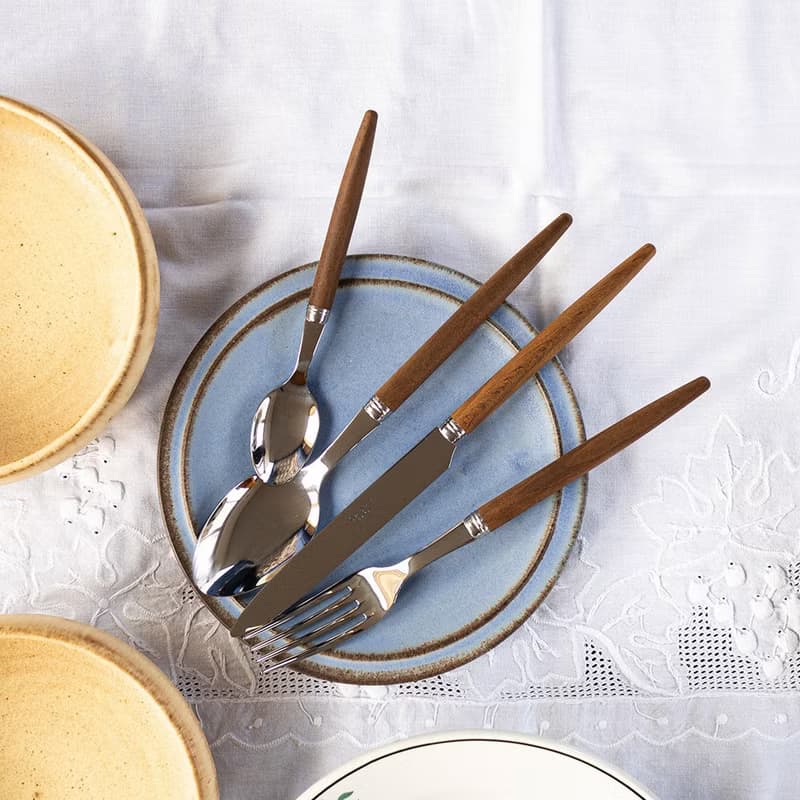 Sabre Paris- Jonc 法風畫家系列 | 主餐湯匙 | 亮面 | 深色木