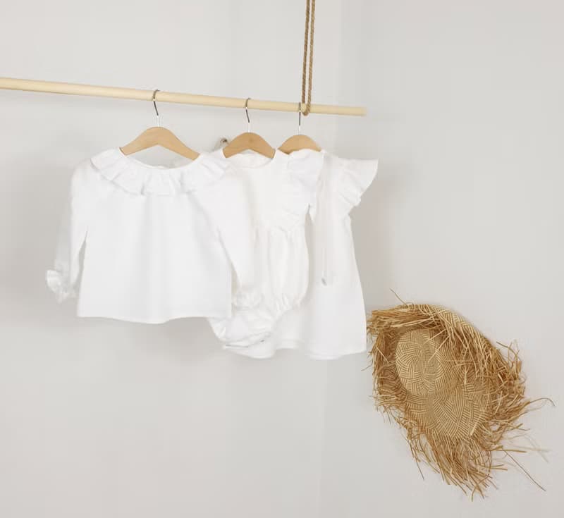 Natural linen dress, dresses for girl, Easter baby dress, summer baby dresses
