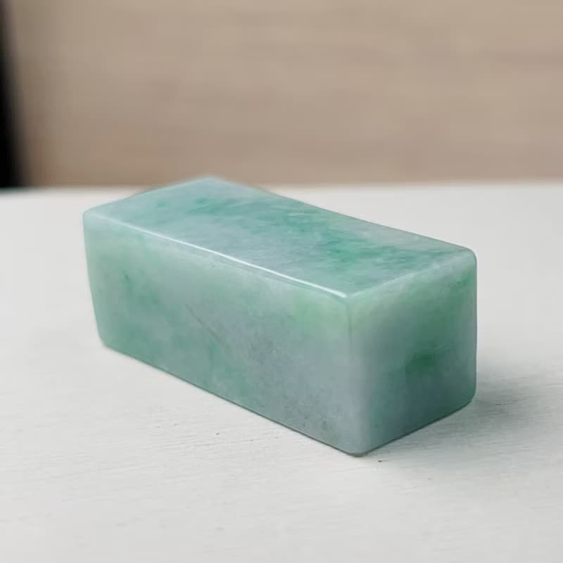 飄陽綠翡翠印章 | 天然緬甸玉A貨翡翠 | 送禮