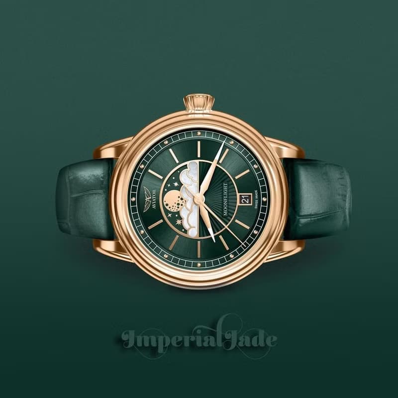 DOUGLAS MOONFLIGHT 月相顯示時尚腕錶